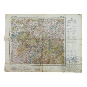 II RP Mappa Istituto Geografico Militare di Kartuzy