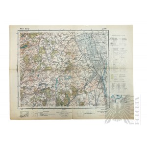 II RP Mapa Vojenský geografický ústav Tczew