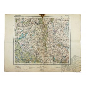 II RP Carta militare Istituto Geografico Militare Starogard
