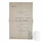 II RP KATYŃCZYK Kapitan Geografii - 28PAL Dwa Nadania Odznaczeń Medal za Długoletnią Służbę i Srebrny Krzyż Zasługi