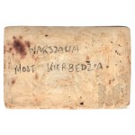 1945 - Zdjęcie Zniszczony Most Kierbedzia Warszawa po Powstaniu Warszawskim