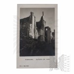 Fotografia/cartolina polacca della distrutta cattedrale di San Giovanni