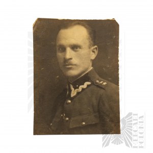 II RP Piccola immagine di un tenente - Aiutante di Pilsudski (?)