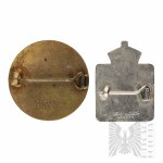 United Kingdom 2 Home Front pins Y.M.C.A and WVS