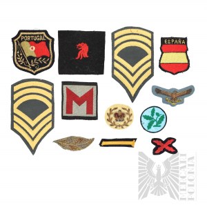 Militaria Świat - Zestaw 12 Naszywek