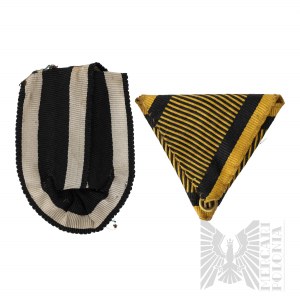 1WW - Two Ribbons of Distinction Germany/Austro-Hungary EK Iron Cross.