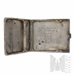 II RP - Polska Papierośnica Nagrodowa 11 Pułk Ułanów od Prezydenta RP Mościckiego