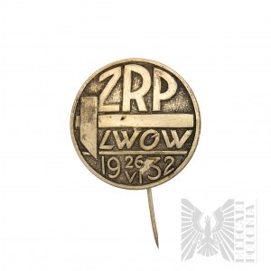 II RP Badge of the Union of Polish Workers Lviv 1932