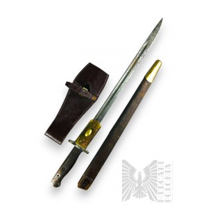 1 WŚ Brytyjski Bagnet P 1907 Lee Enfield - Komplet