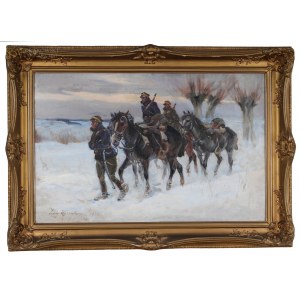 Jerzy KOSSAK (1886-1955), Na patrolu (1927)