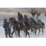 Jerzy KOSSAK (1886-1955), Na patrolu (1927)