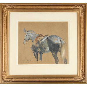 Wojciech KOSSAK (1856-1942), Studium konia (1936)