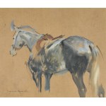 Wojciech KOSSAK (1856-1942), Studium konia (1936)