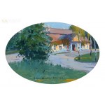 Bronisława RYCHTER-JANOWSKA (1868-1953), Przed dworkiem (1919)