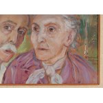 Wlastimil HOFMAN (1881-1970), Autoportret z żoną (1962)