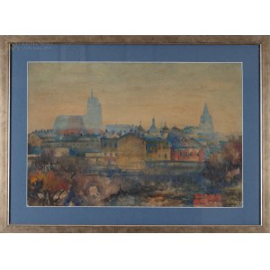 Teodor GROTT (1884-1972), Panorama Krakowa (1911)