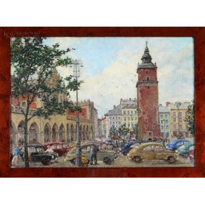 Alfred ŻMUDA (1897-1966), Kraków - Wieża Ratuszowa (1960)