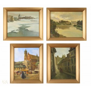 Włodzimierz KARCZ (1937-2008), Kraków - zestaw czterech prac