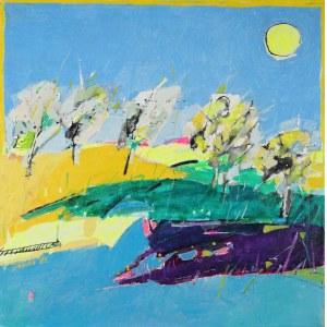 Jadwiga MĄCZKA, Pejzaż słoneczny (1989)