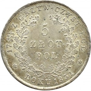 Powstanie Listopadowe, 5 złotych 1831 KG, Warszawa, UNC