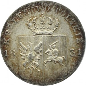Powstanie Listopadowe, 10 groszy 1831 K.G., Warszawa, UNC