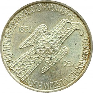 Germany, Germanisches National-Museum, 5 marks 1952 D, Munich, RARE