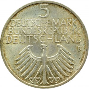Germany, Germanisches National-Museum, 5 marks 1952 D, Munich, RARE
