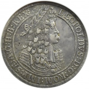 Austria, Leopold I Habsburg, talar 1696(5), Hall, NGC AU53