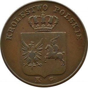 Powstanie Listopadowe, 3 grosze 1831 K.G., Warszawa