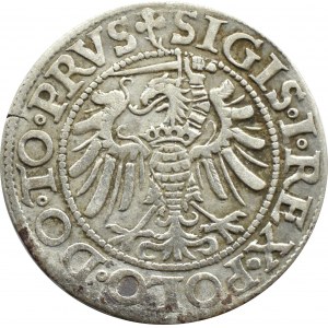 Sigismund I the Old, city penny 1539, Elbląg STAR