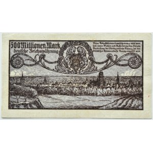 Wolne Miasto Gdańsk-Senat, 500 milionów marek 1923