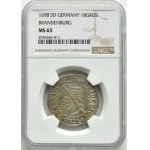 Germany, Brandenburg-Prussia, Frederick III, ort 1698 SD, Königsberg, NGC MS65