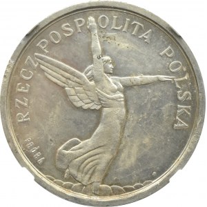 II RP, Nike, 5 złotych 1927, Warszawa, PRÓBA, NGC PROOF