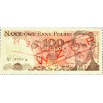 PRL, L. Waryński, 100 zloty 1976, AK series, MODEL No 0880*, UNC