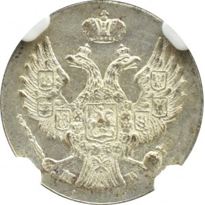 Zabór Rosyjski, Mikołaj I, 5 groszy 1840 MW, Warszawa, NGC MS62