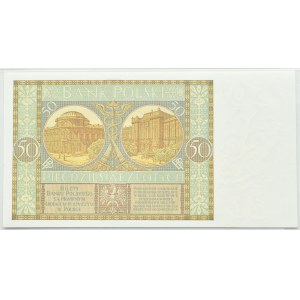 II RP, 50 złotych 1929, seria DL., PMG 66 EPQ