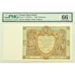 II RP, 50 złotych 1929, seria DL., PMG 66 EPQ