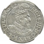 Zygmunt III Waza, ort 1616, Gdańsk, popiersie z kołnierzem, NGC AU Details