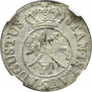 Stanisław A. Poniatowski, 6 groszy 1795, Varsavia, NGC AU Dettagli