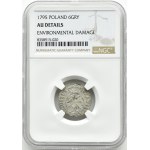 Stanisław A. Poniatowski, 6 groszy 1795, Varsavia, NGC AU Dettagli