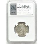 John II Casimir, sixpence 1663 AT, Krakow, NGC AU50