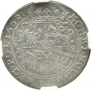 Jan II Kazimierz, ort 1668 T.L.B., Bydgoszcz, NGC AU Détails