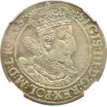 Zygmunt III Waza, ort 1616 PRVS:, Gdańsk, szeroka kryza, NGC XF45