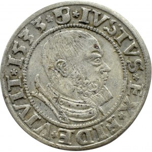 Prusy Książęce, Albrecht, grosz pruski 1533, Królewiec