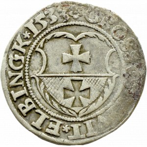 Zygmunt I Stary, grosz miejski 1533, Elbląg