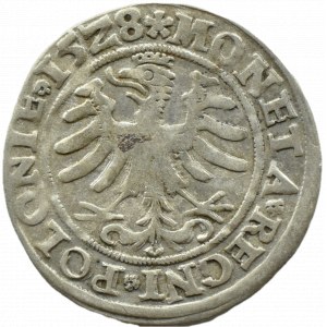 Sigismund I the Old, penny 1528, Cracow, Ladysmith