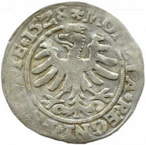 Sigismondo I il Vecchio, centesimo 1528, Cracovia