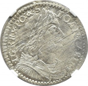 Jan II Kazimierz, ort 1650 Wieniawa, Wschowa, NGC MS63 - OKAZOWY
