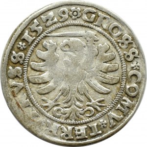 Zygmunt I Stary, grosz 1529 PRVSS/PRVSS, Toruń