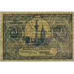 II RP, bilet zdawkowy 10 groszy 1924, PMG 64 - stary grading